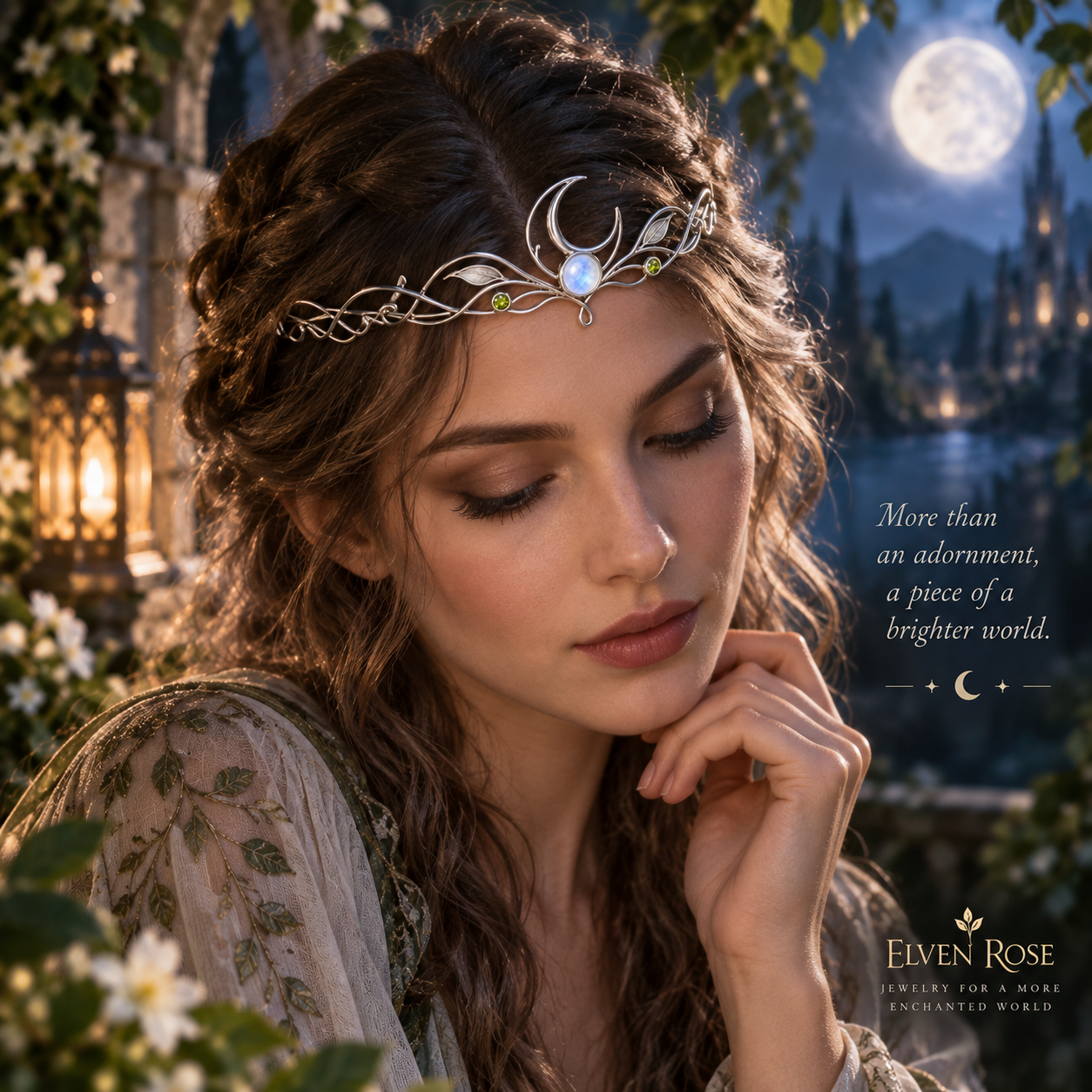 Moonlit Bough Tiara