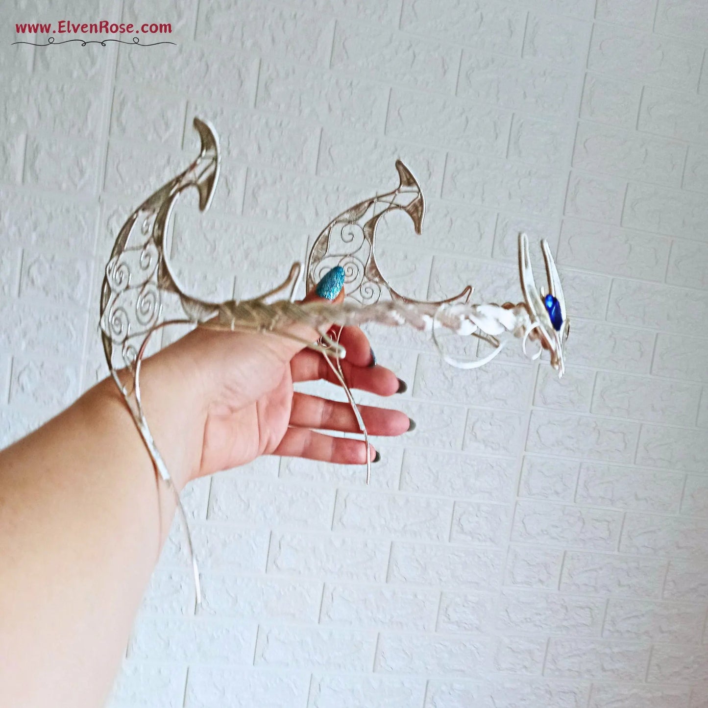 "Protector of the Realm" fantasy crown - Elven Rose