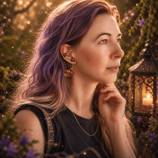 Whispers of Autumn – Ear Wrap Earrings - Elven Rose