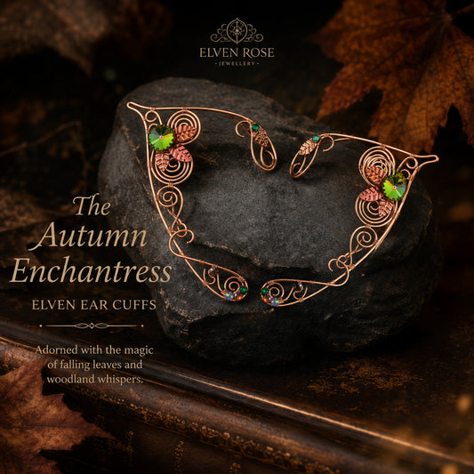 The Autumn Enchantress – Elven Ear Cuffs