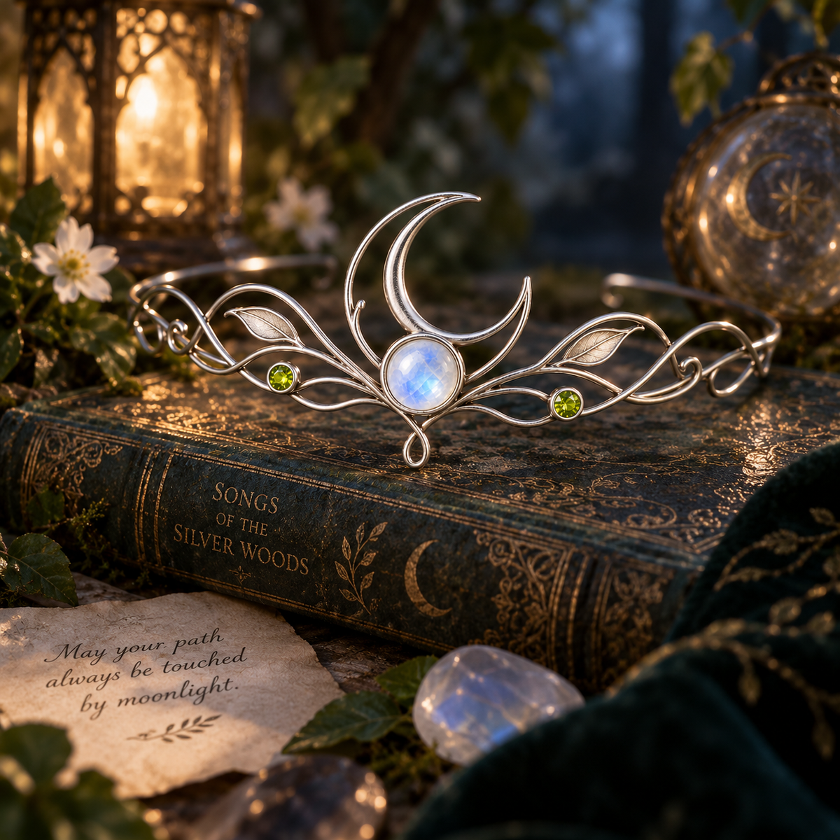 Moonlit Bough Tiara