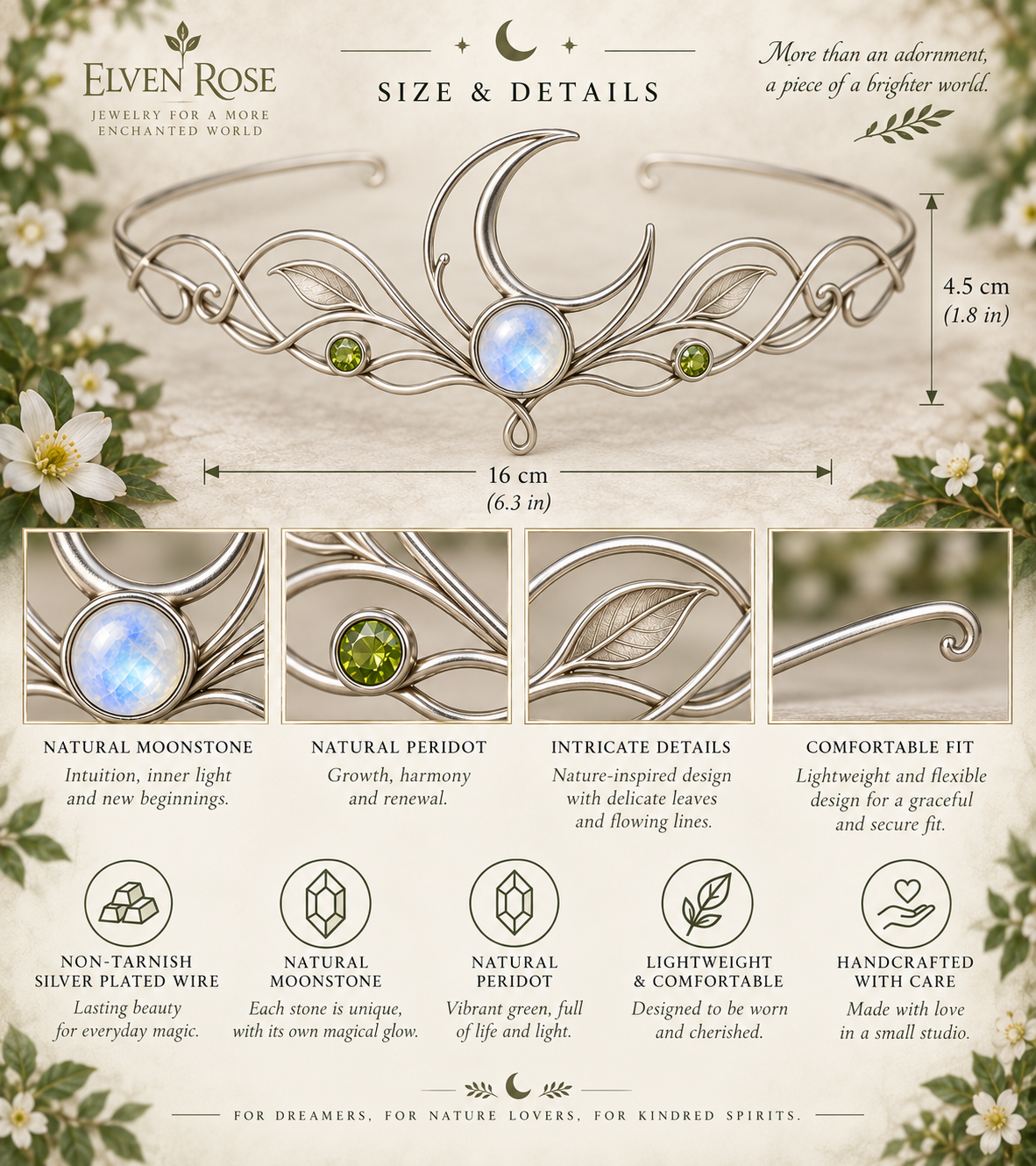 Moonlit Bough Tiara