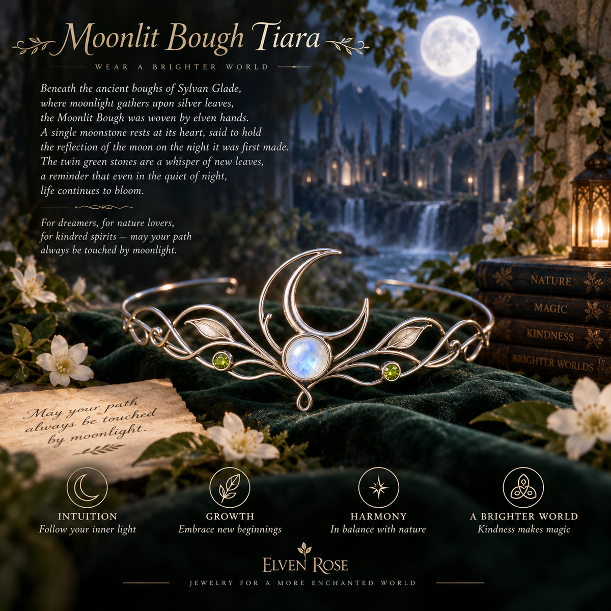 Moonlit Bough Tiara