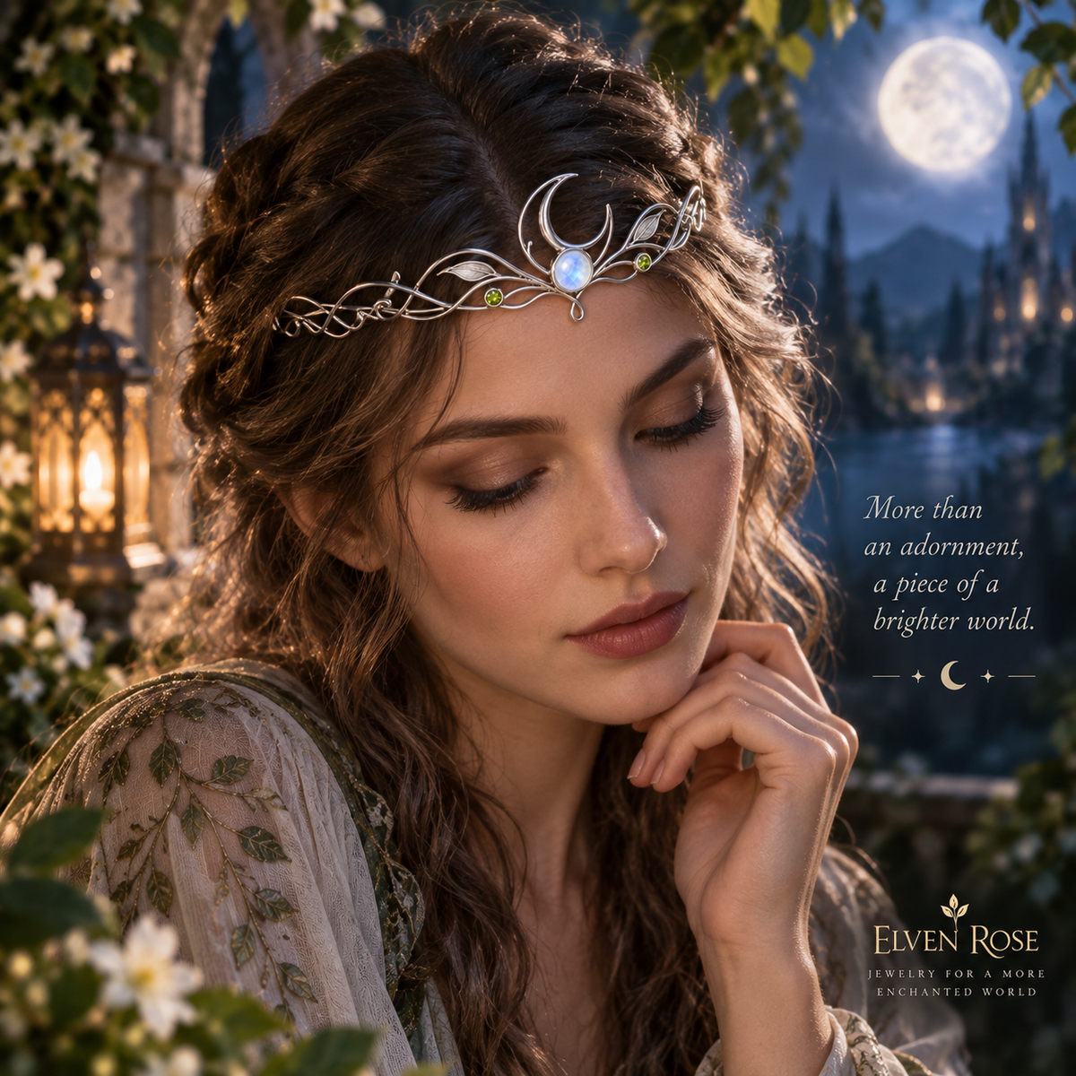 Moonlit Bough Tiara