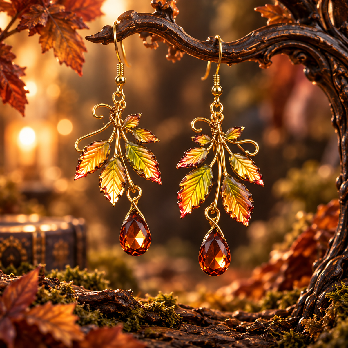 Emberwild Remembering Leaves Earrings
