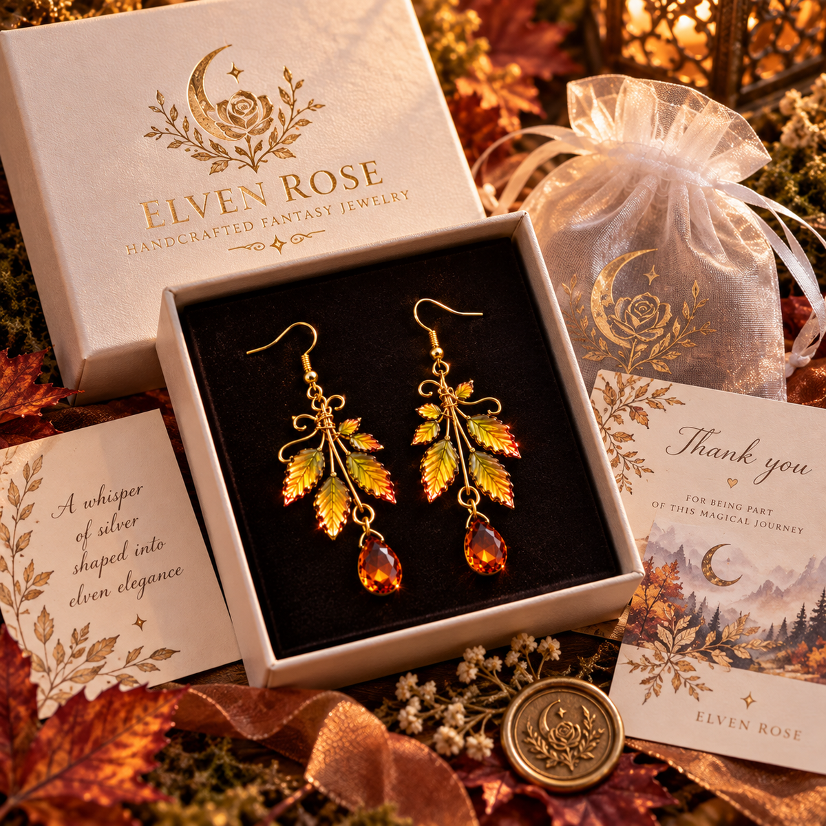 Emberwild Remembering Leaves Earrings