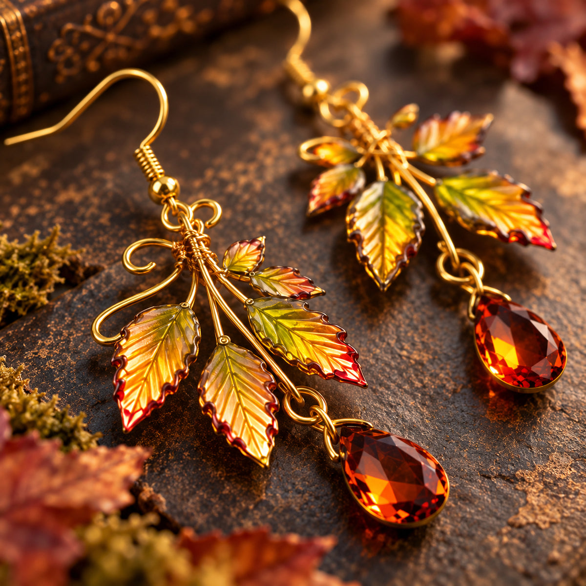 Emberwild Remembering Leaves Earrings