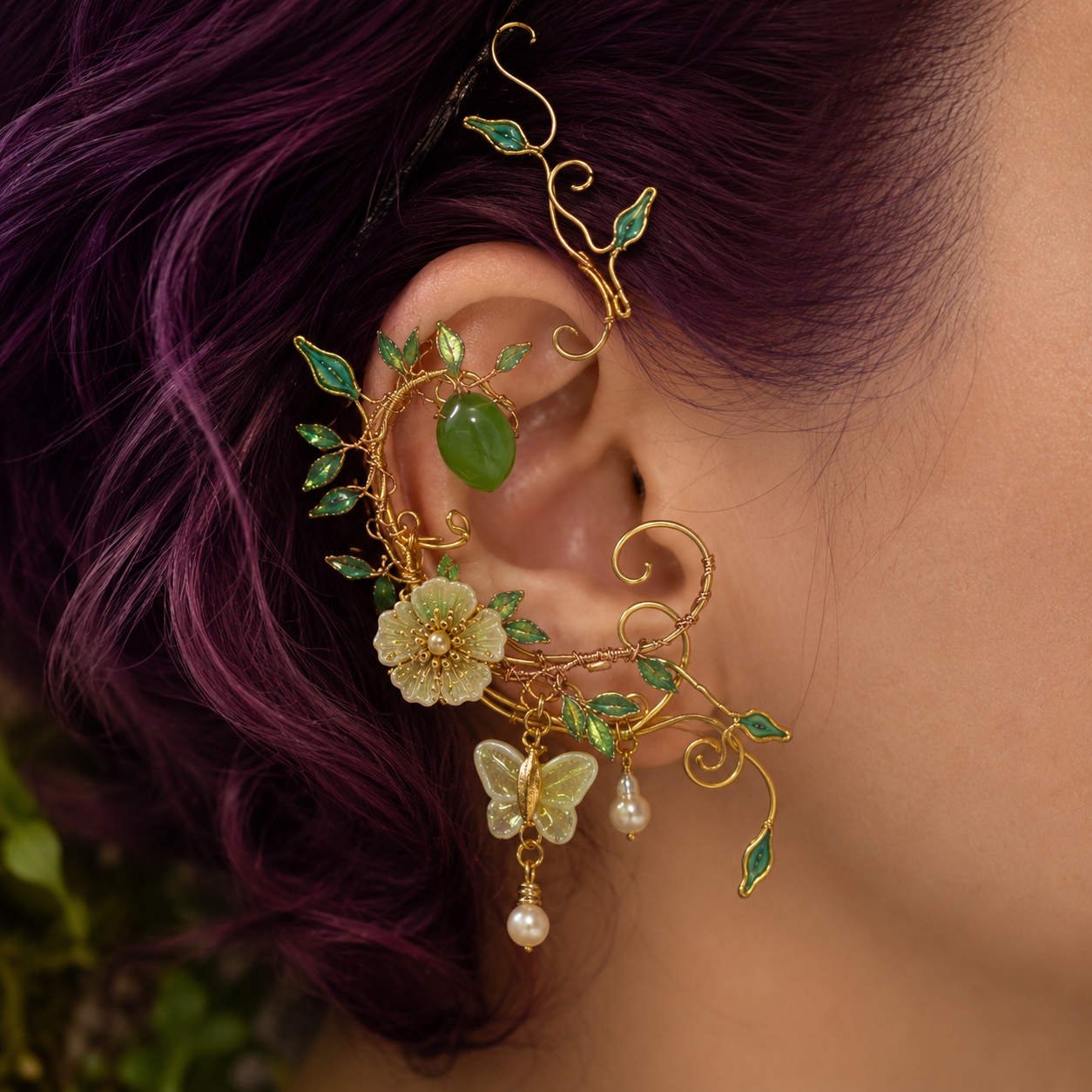Enchanted Garden Ear Cuff