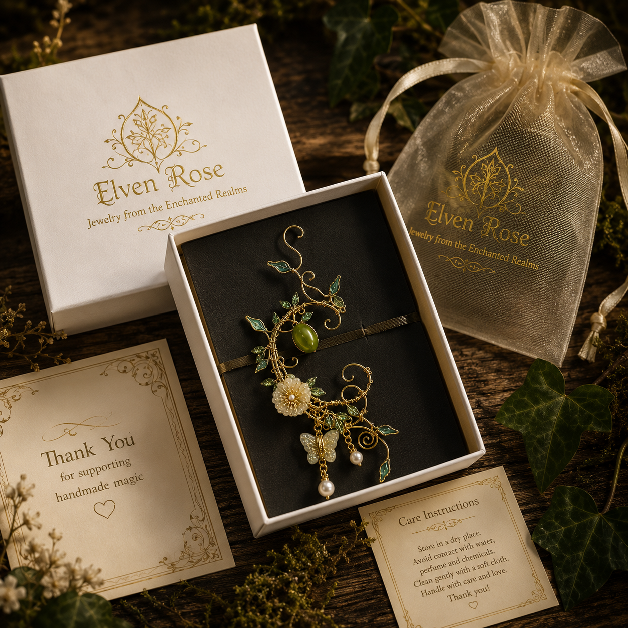 Enchanted Garden Ear Cuff