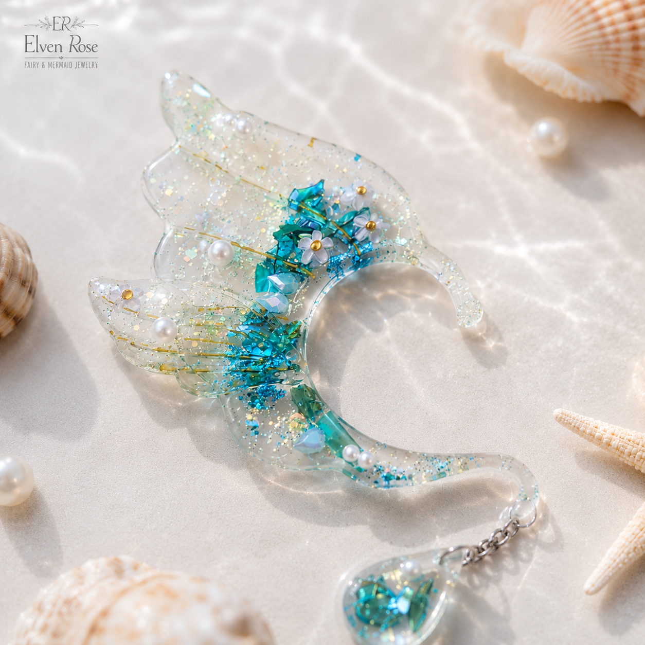 "Ocean Whisper Fairy Ears" Mermaid Ear Jewelry