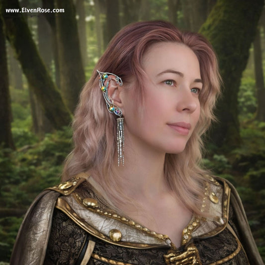 Aurora Enchantment Elf Ears - Elven Rose