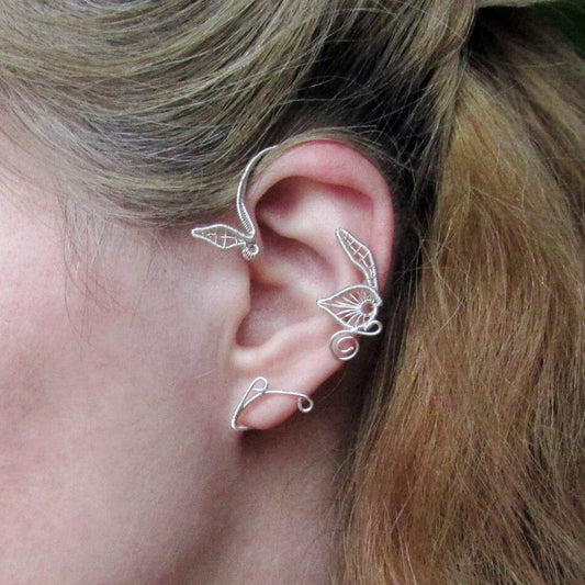 Belle's Enchanted Garden Ear Cuff - Elven Rose