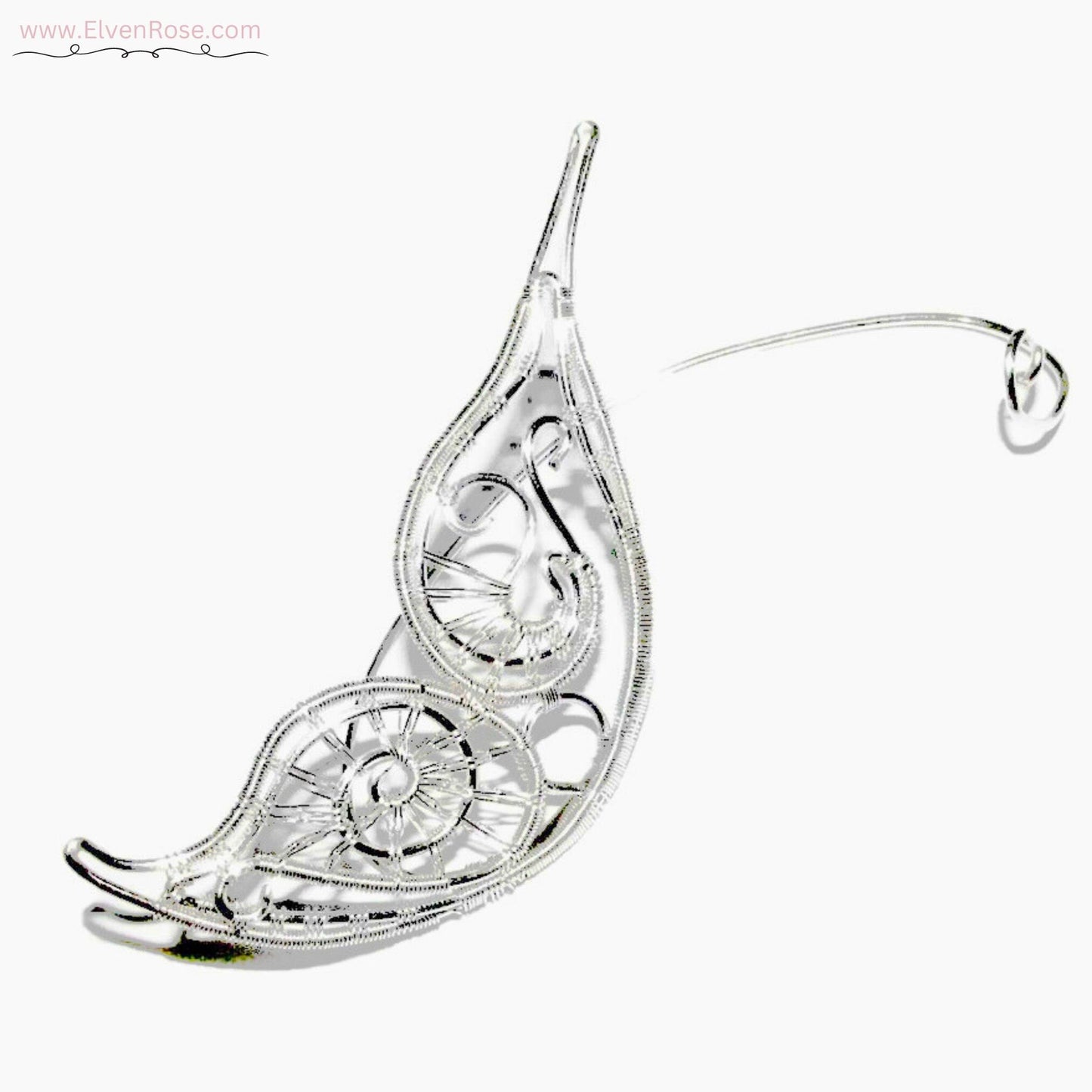 Butterfly Ear Wrap Earring - Elven Rose