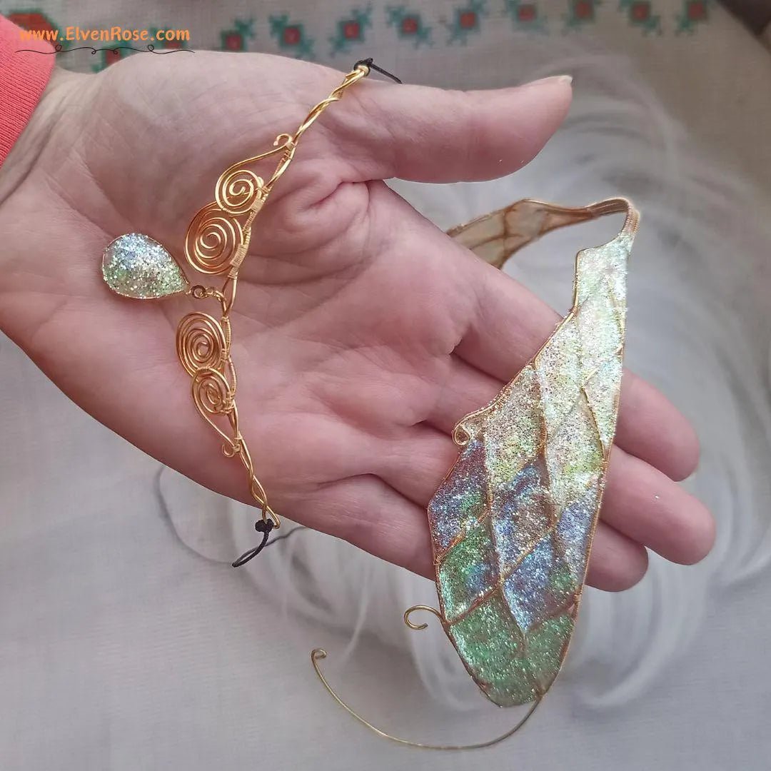 Celestial Glow Mask and Headband Set - Elven Rose