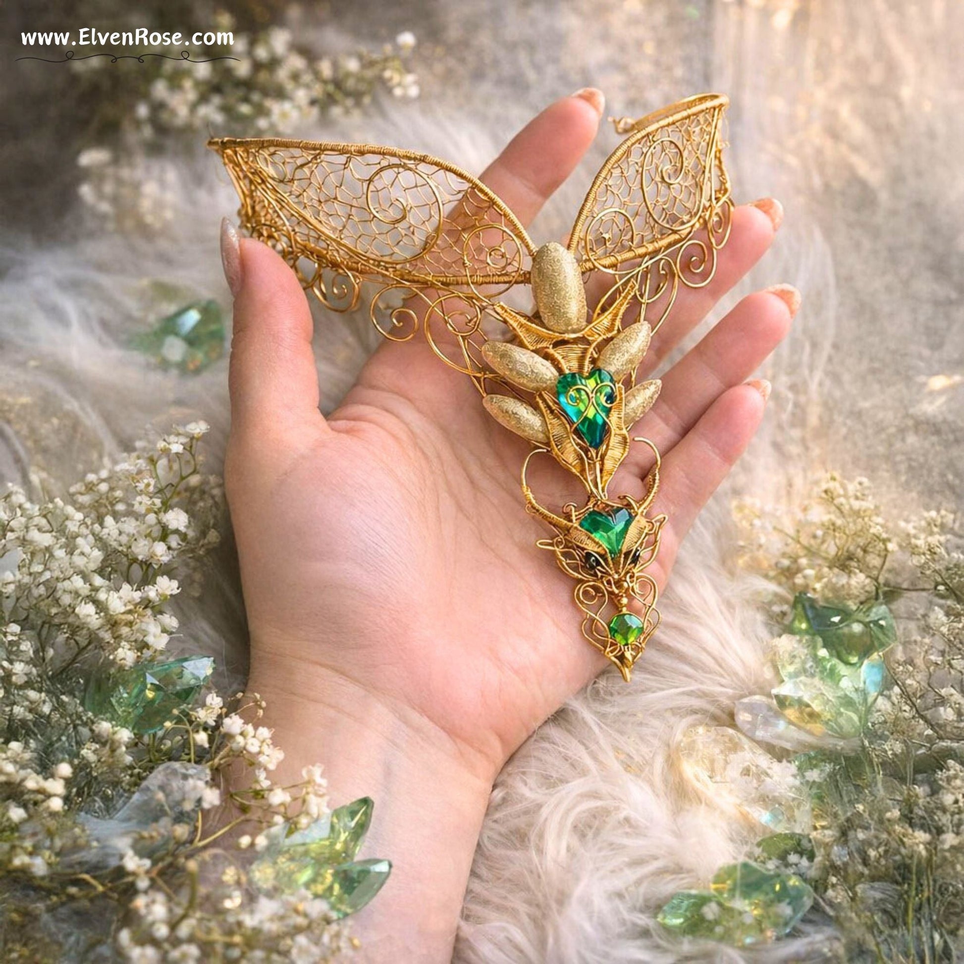 "Dragon Queen Regalia" Dragon Queen Jewelry - Elven Rose