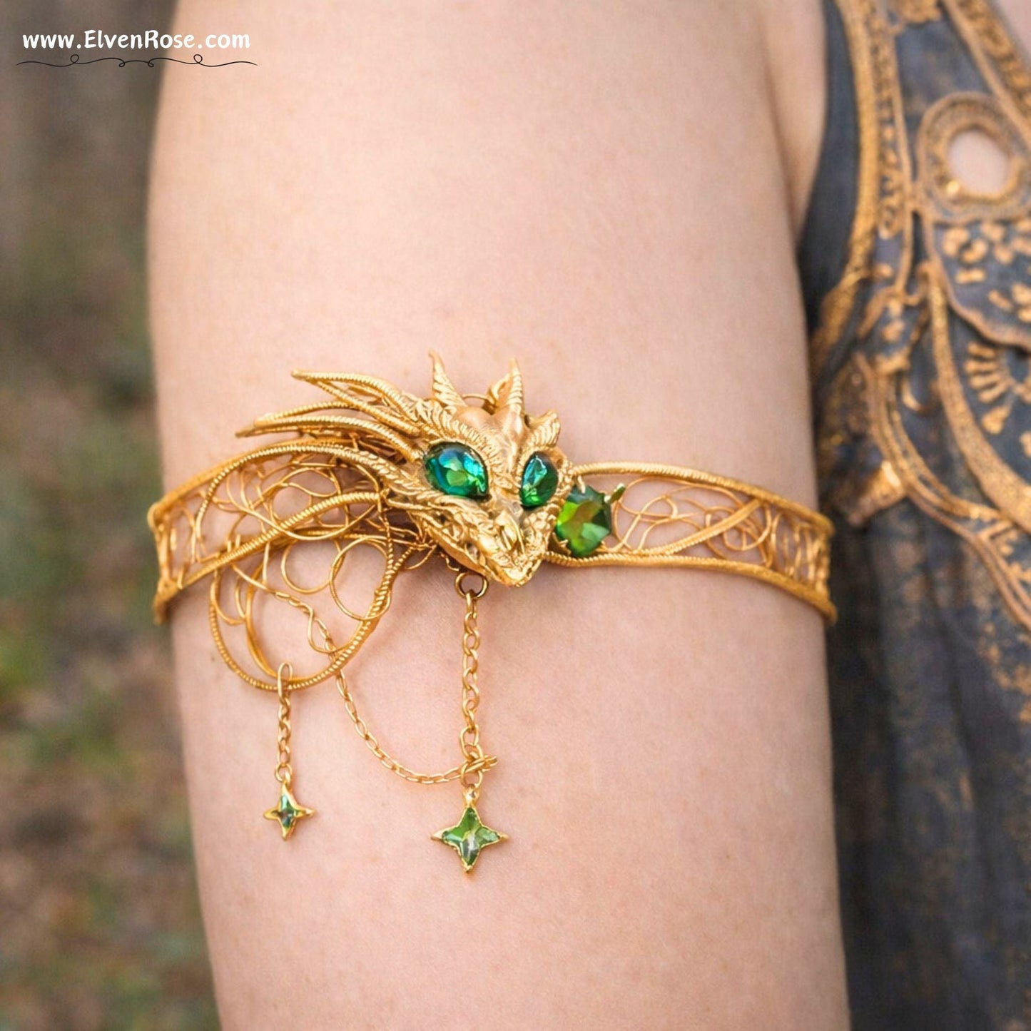 "Dragon Queen Regalia" Dragon Queen Jewelry - Elven Rose