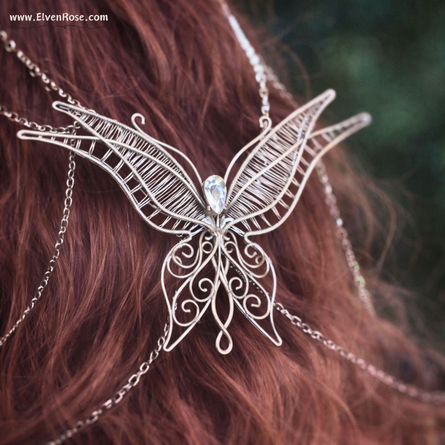 Elven Butterfly Crown - Elven Rose