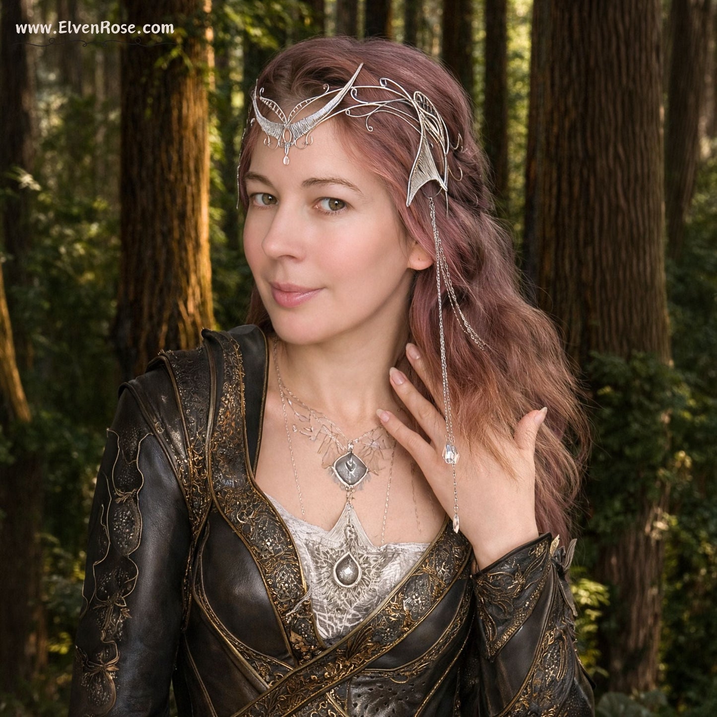 Elven Butterfly Crown - Elven Rose