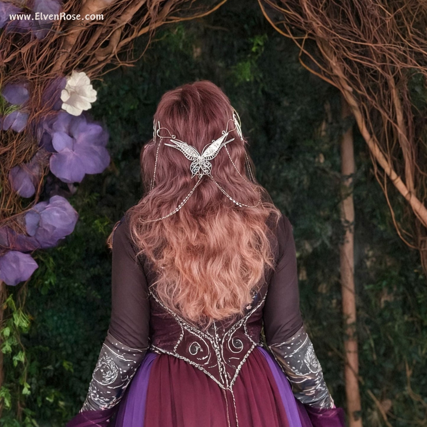 Elven Butterfly Crown - Elven Rose
