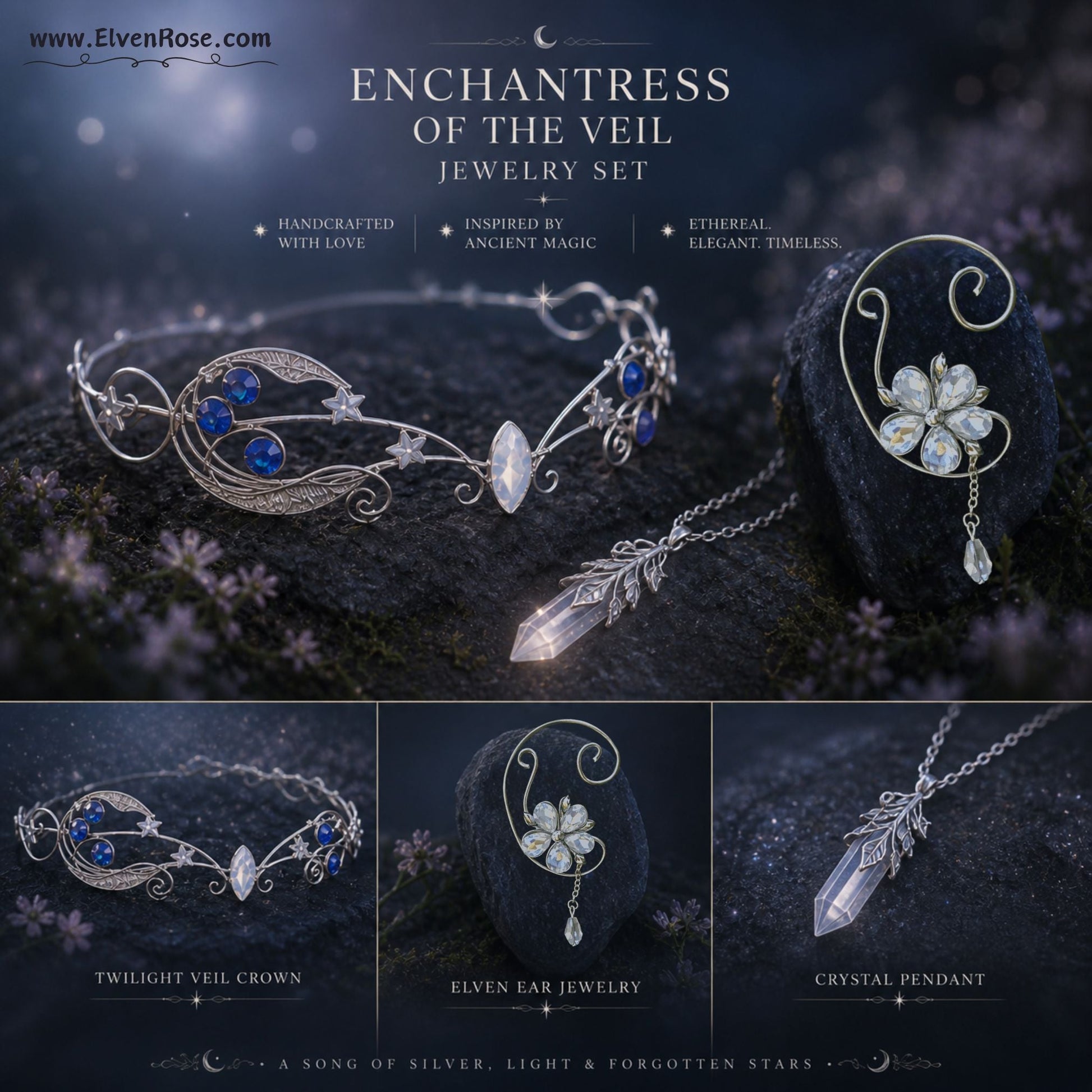 Enchantress of the Veil Set - Elven Rose