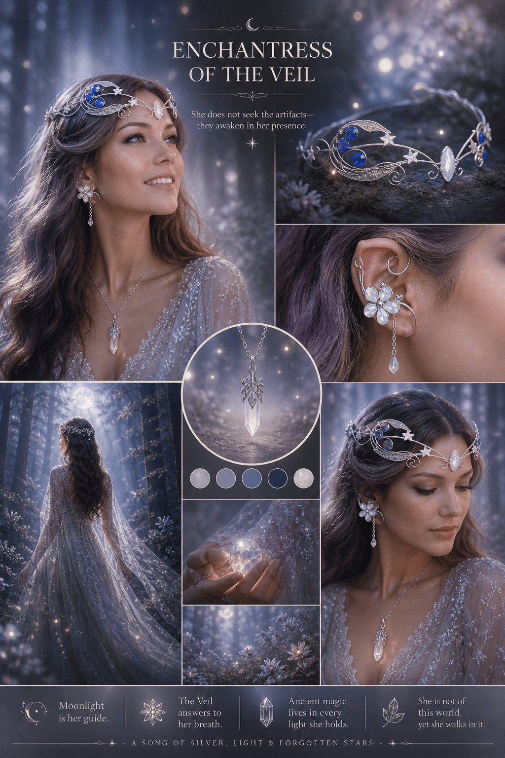 Enchantress of the Veil Set - Elven Rose