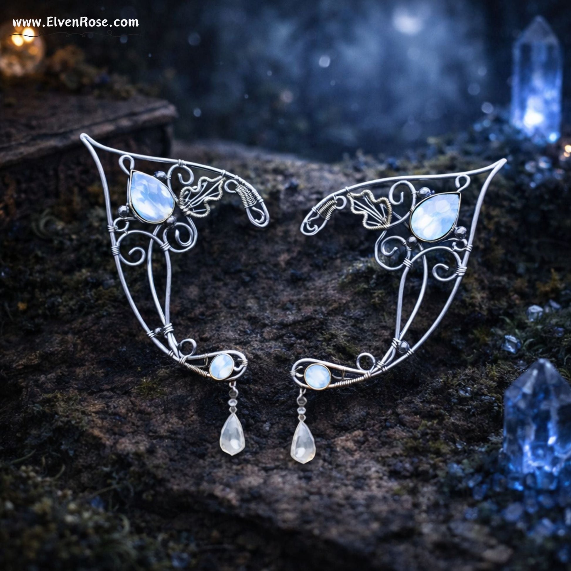Lady of Light Elf Ears - Elven Rose