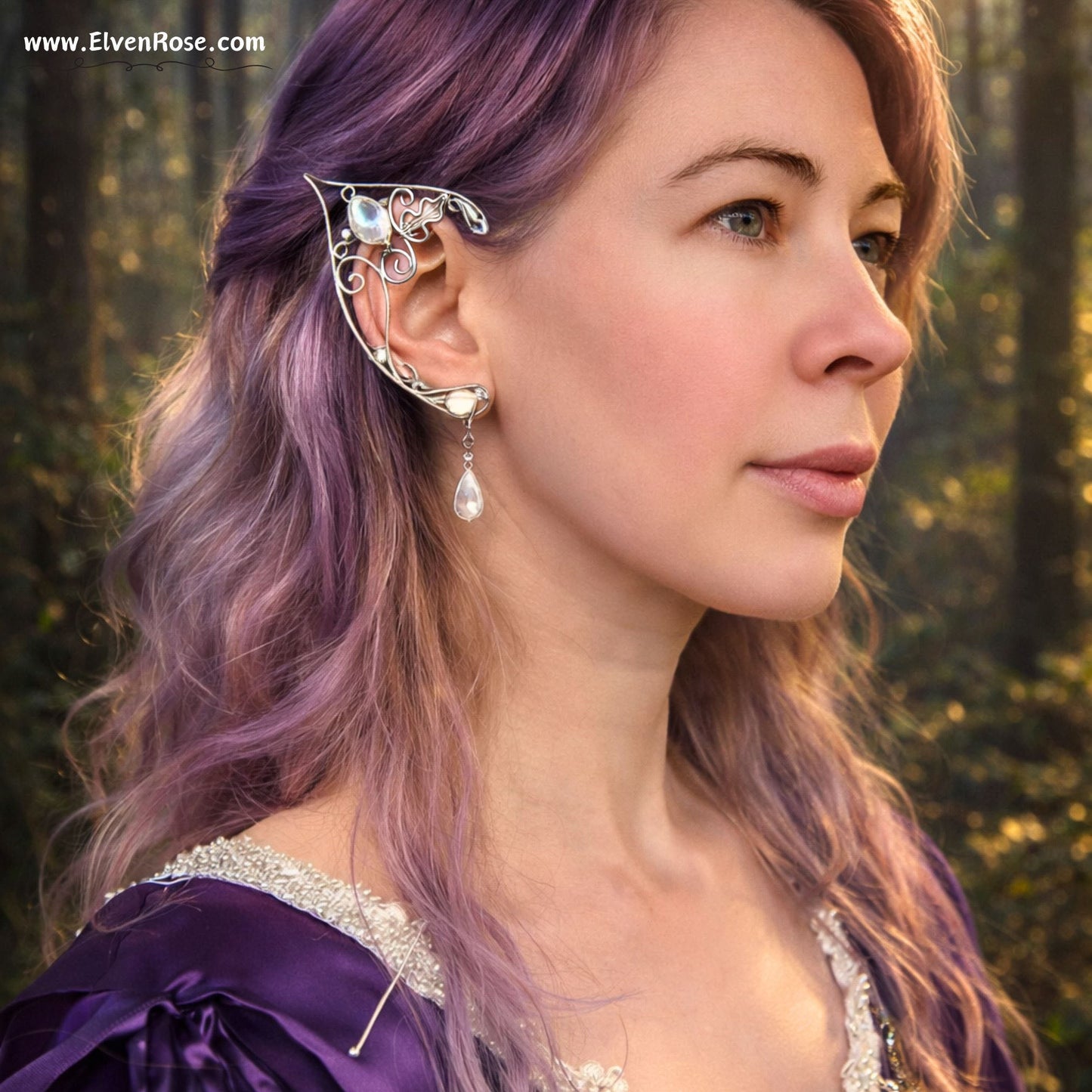 Lady of Light Elf Ears - Elven Rose