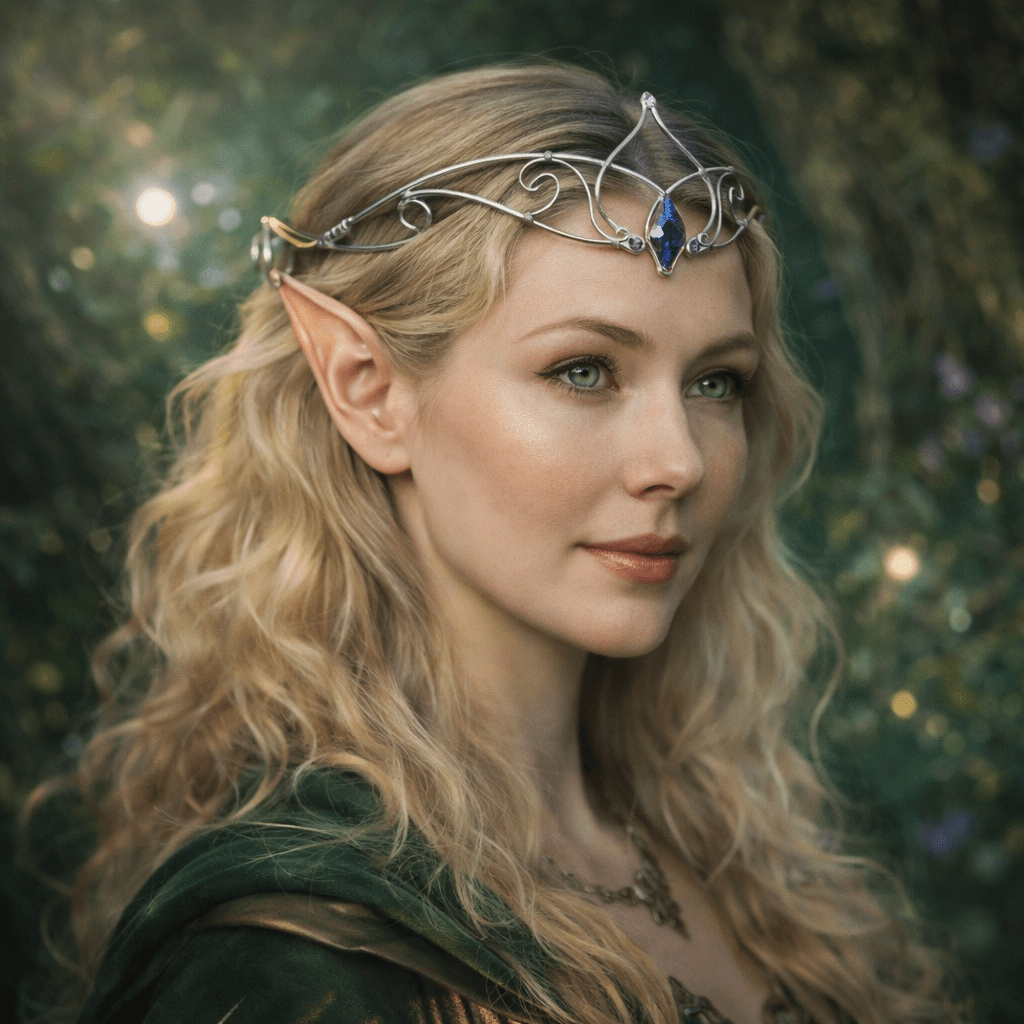 "Magic Soul" Fantasy Crystal Tiara - Elven Rose