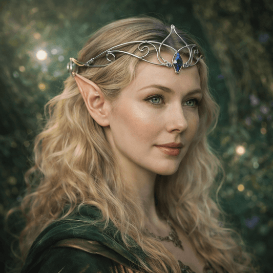 "Magic Soul" Fantasy Crystal Tiara - Elven Rose