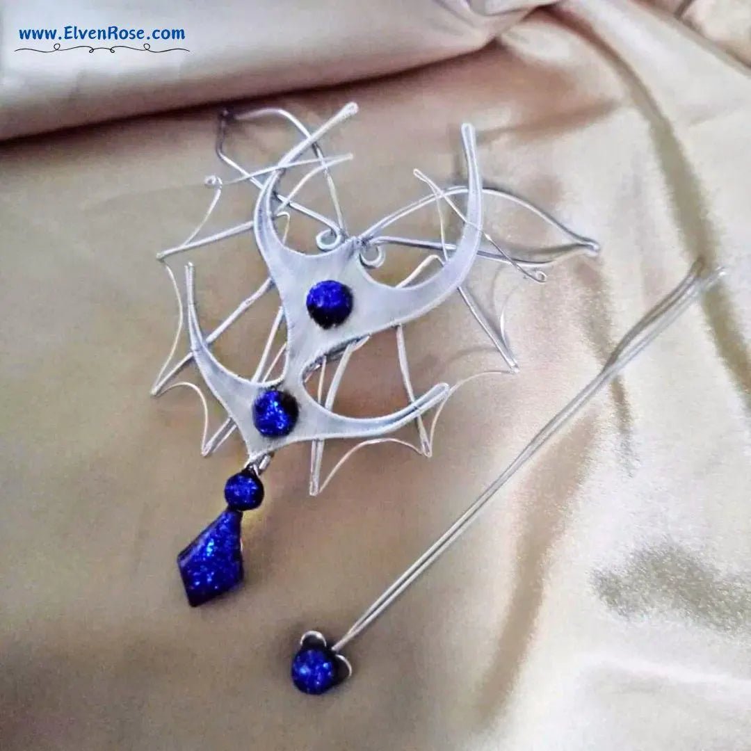 "Moonshadow Empress" Fantasy Crown - Elven Rose