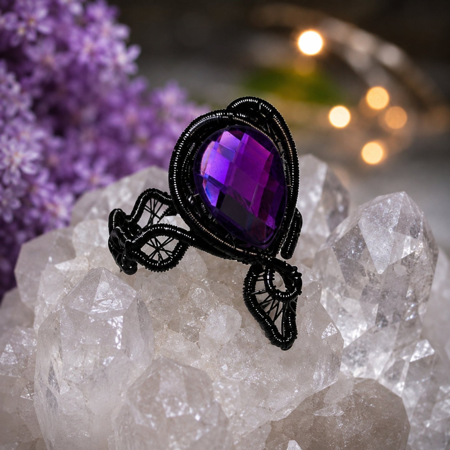 Nightweaver Ring - Elven Rose