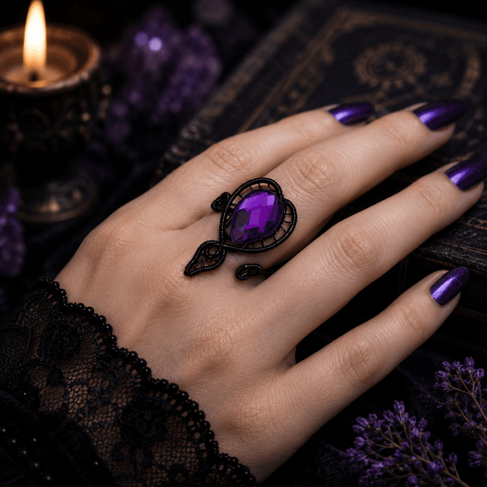 Nightweaver Ring - Elven Rose