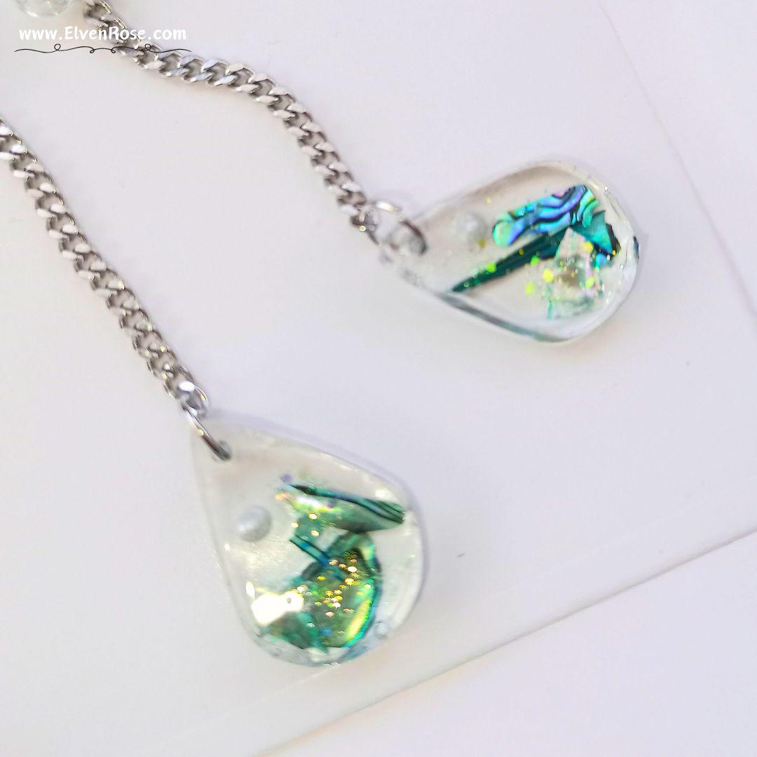 "Ocean Whisper Fairy Ears" Mermaid Ear Jewelry - Elven Rose