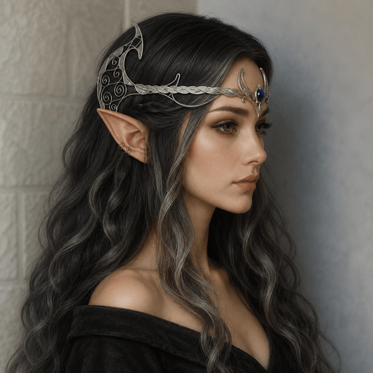 "Protector of the Realm" fantasy crown - Elven Rose