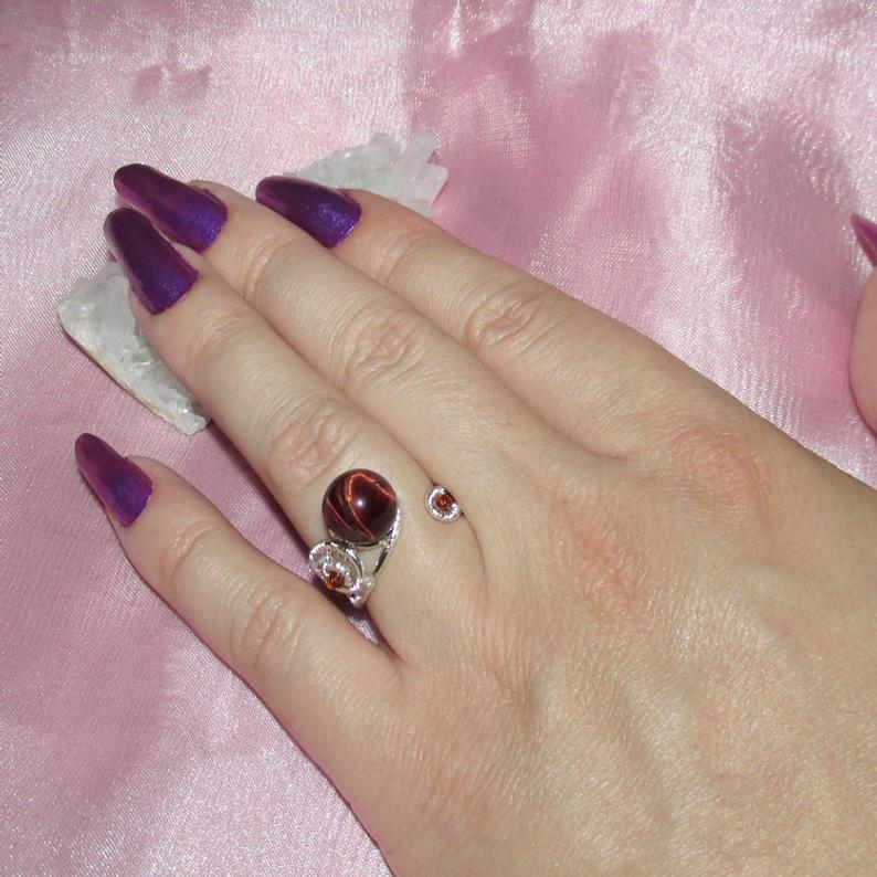 Secret Fire Ring - Elven Rose
