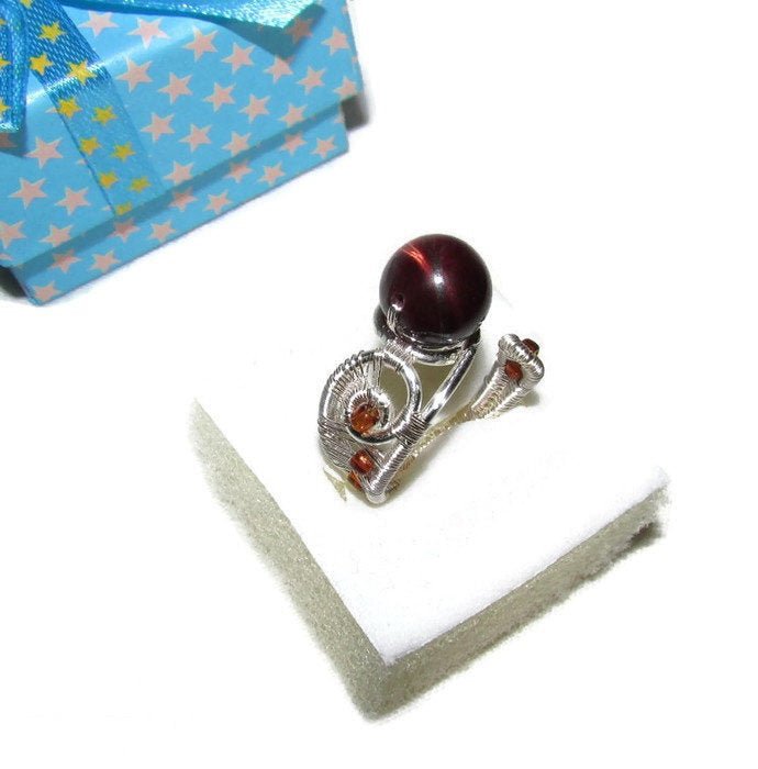 Secret Fire Ring - Elven Rose