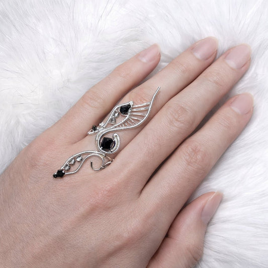 Shapeshifter Ring for Men - Elven Rose