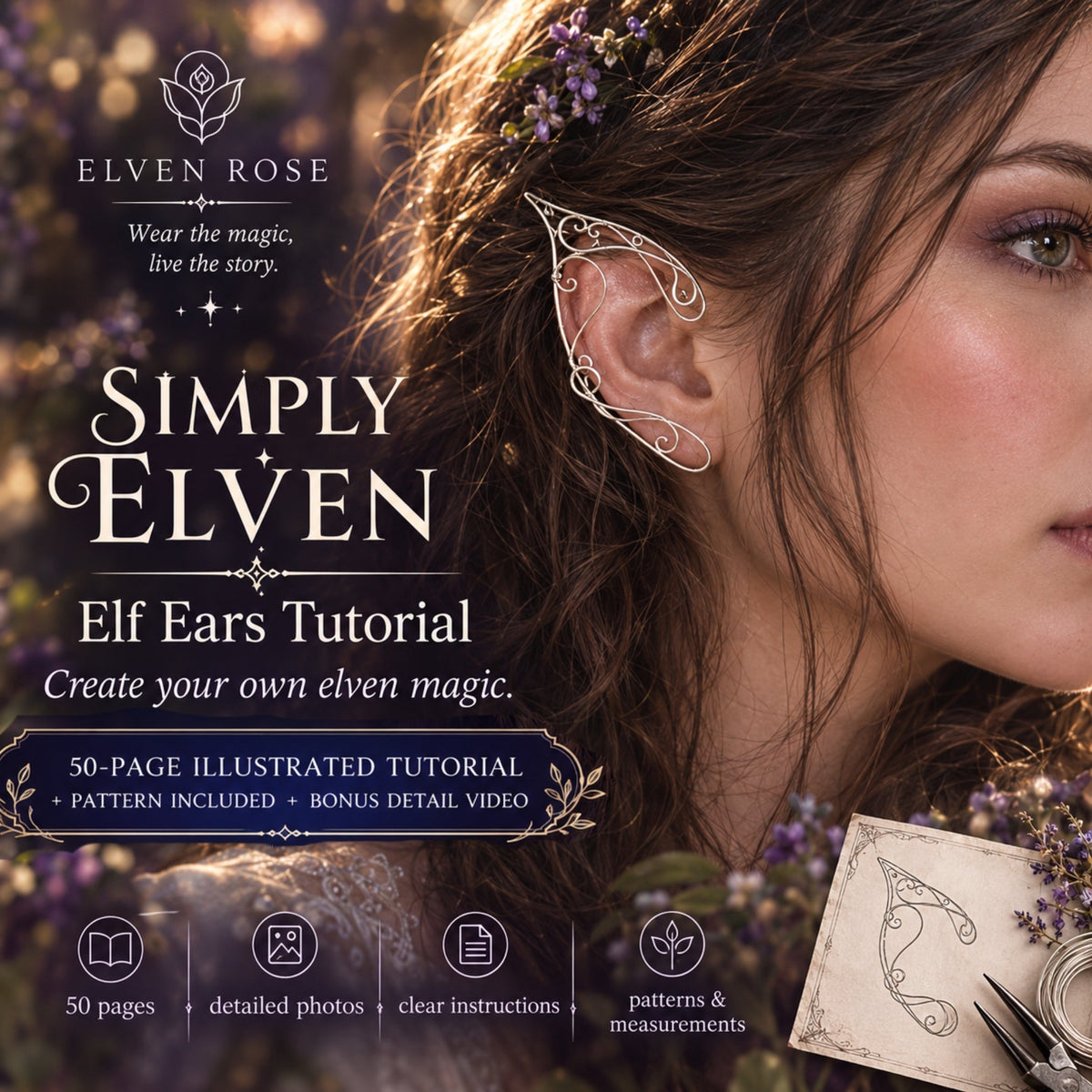 Simply Elven — Elf Ears Tutorial - Elven Rose