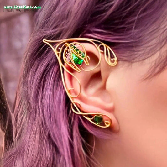 "Spirit of Nature" Fantasy Elf Ears - Elven Rose