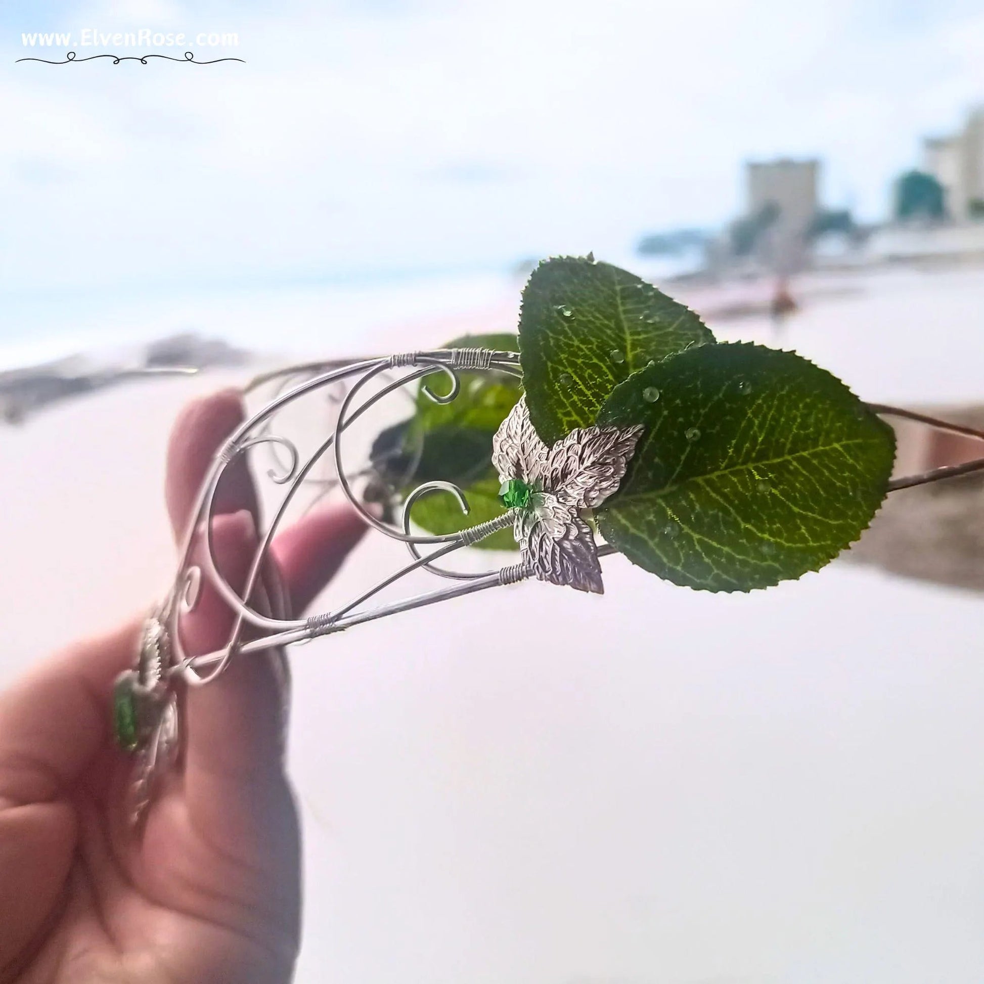 Sylvan Grace Crown - Elven Rose