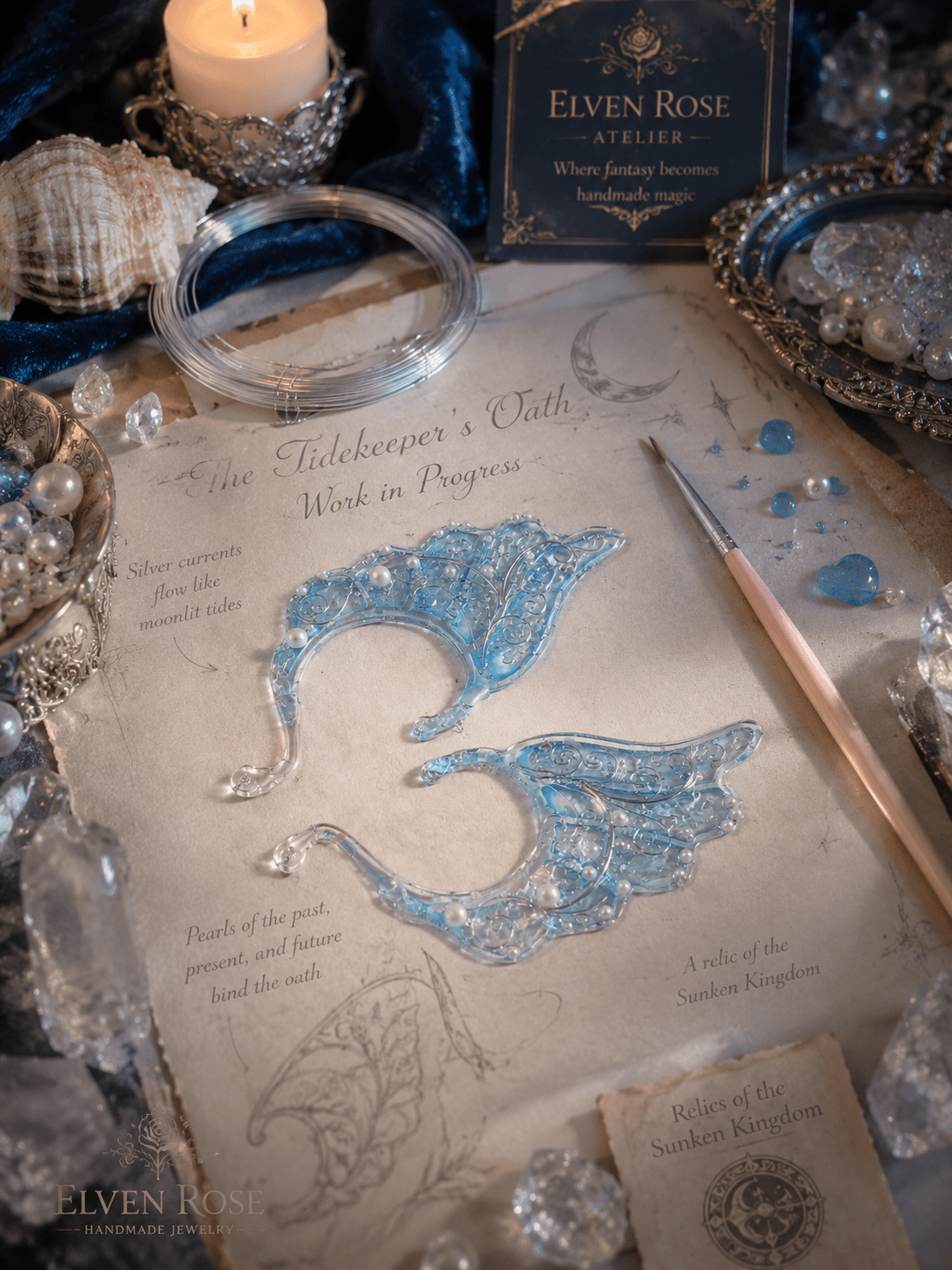 The Tidekeeper's Oath - Relics of the Sunken Kingdom Collection - Elven Rose