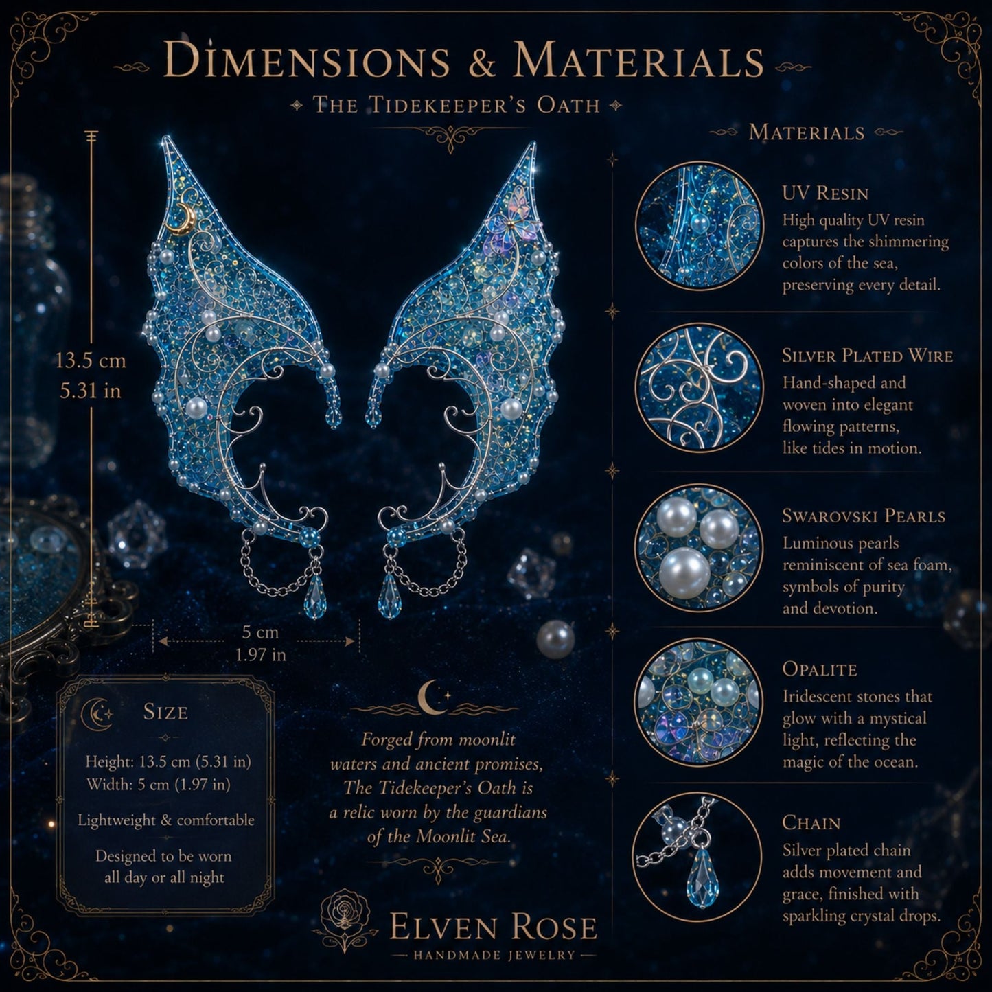 The Tidekeeper's Oath - Relics of the Sunken Kingdom Collection - Elven Rose