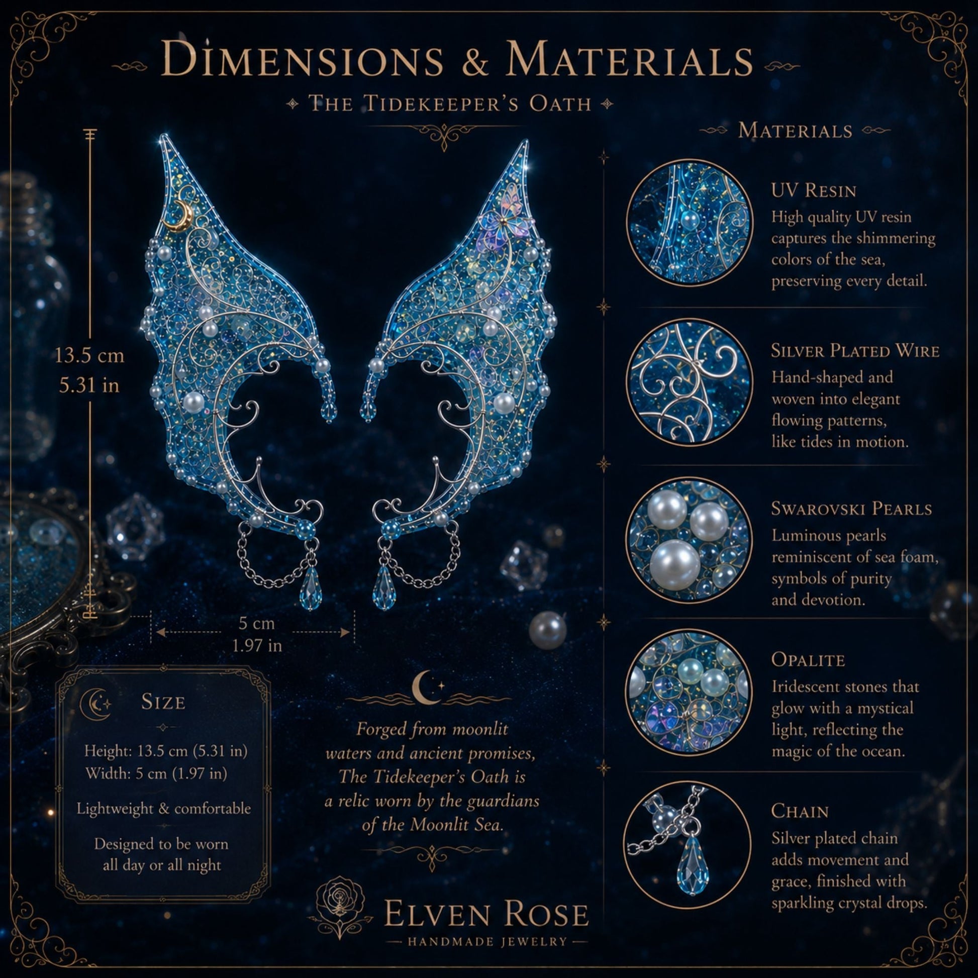The Tidekeeper's Oath - Relics of the Sunken Kingdom Collection - Elven Rose