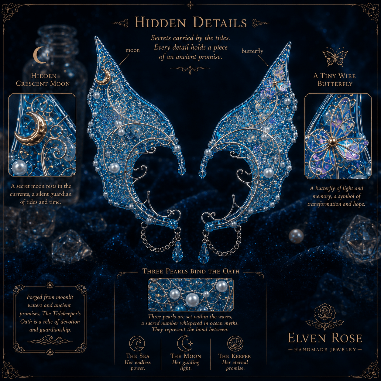 The Tidekeeper's Oath - Relics of the Sunken Kingdom Collection - Elven Rose