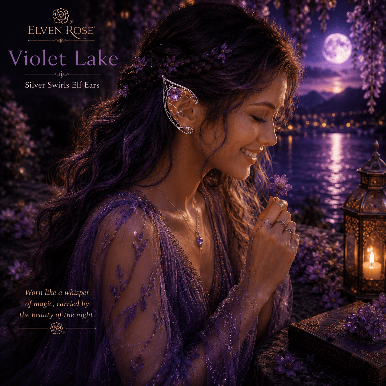 Violet Lake Elf Ears - Elven Rose