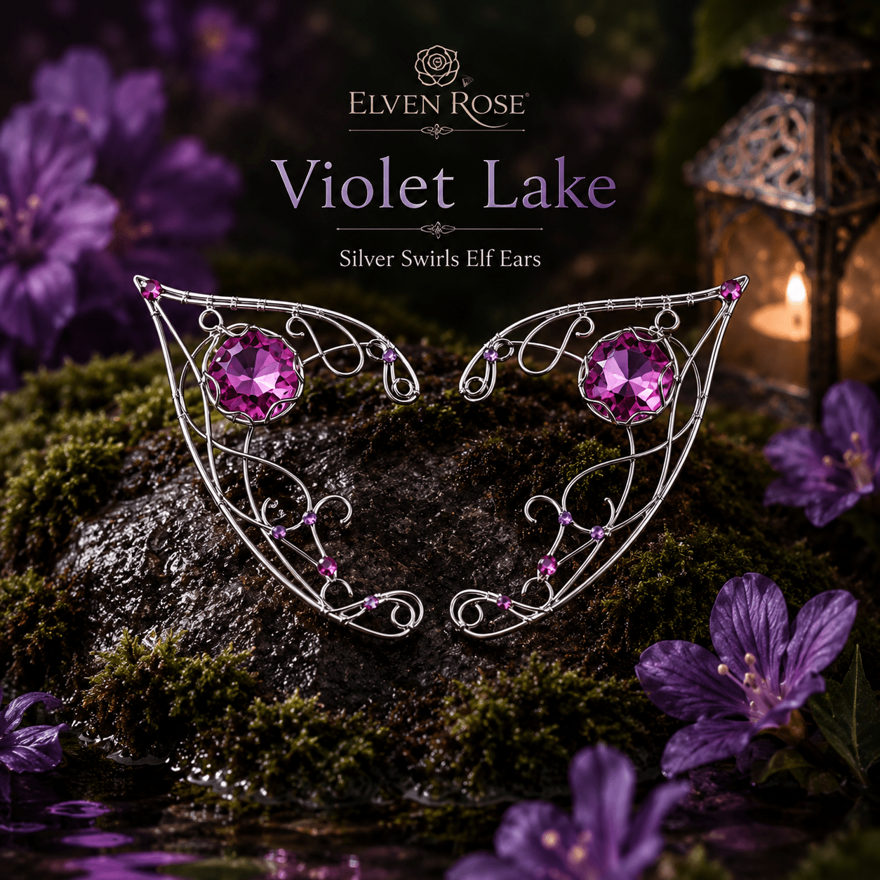 Violet Lake Elf Ears - Elven Rose