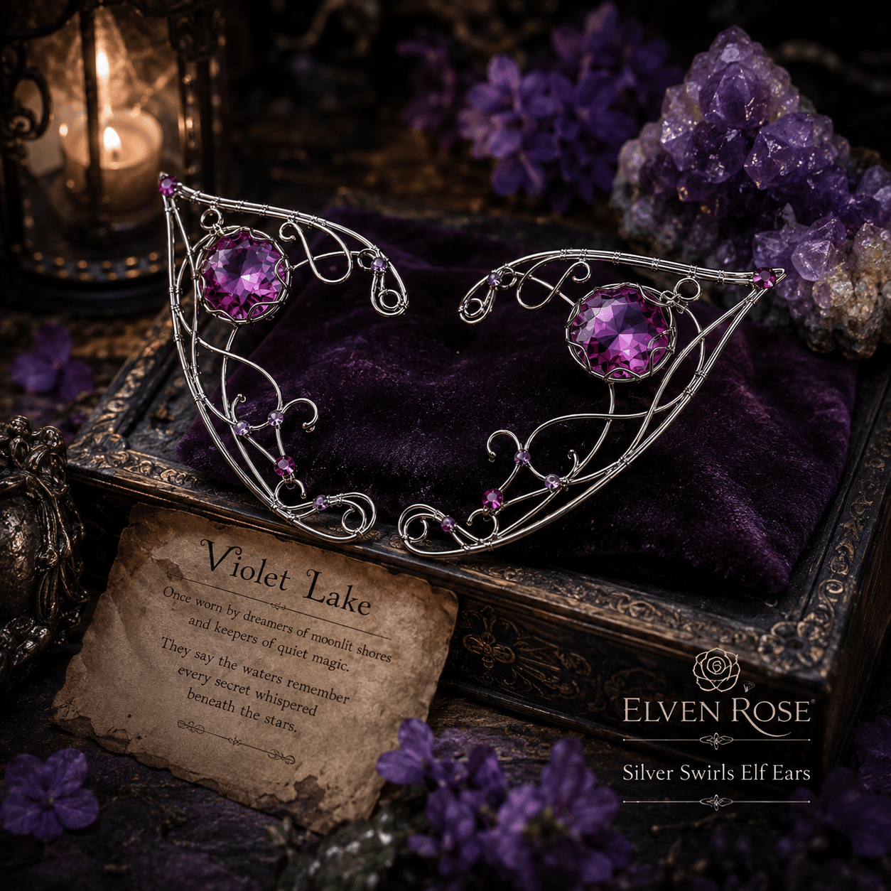 Violet Lake Elf Ears - Elven Rose