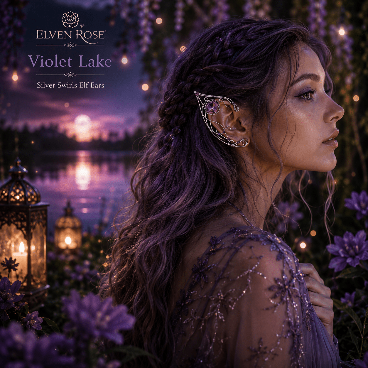 Violet Lake Elf Ears - Elven Rose